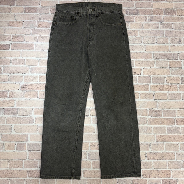 1990s LEVI'S 501 DENIM PANT 先染めBLACK USA W30 L27