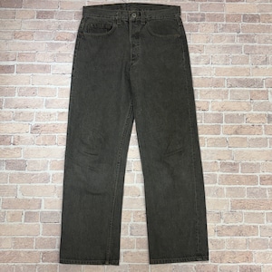 1990s LEVI'S 501 DENIM PANT 先染めBLACK USA W30 L27