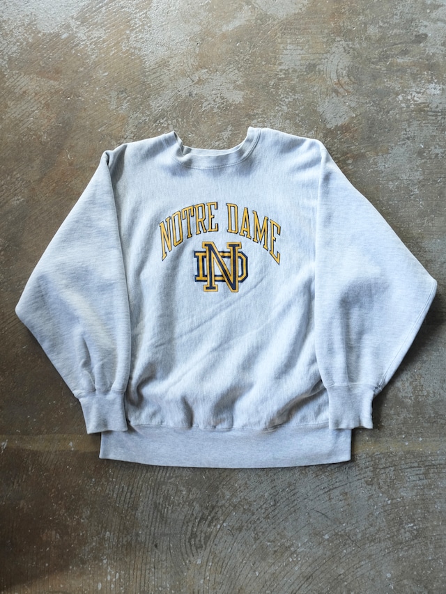 Used 80's Champion REVERSE WEAVE NOTRE DAME Sweat