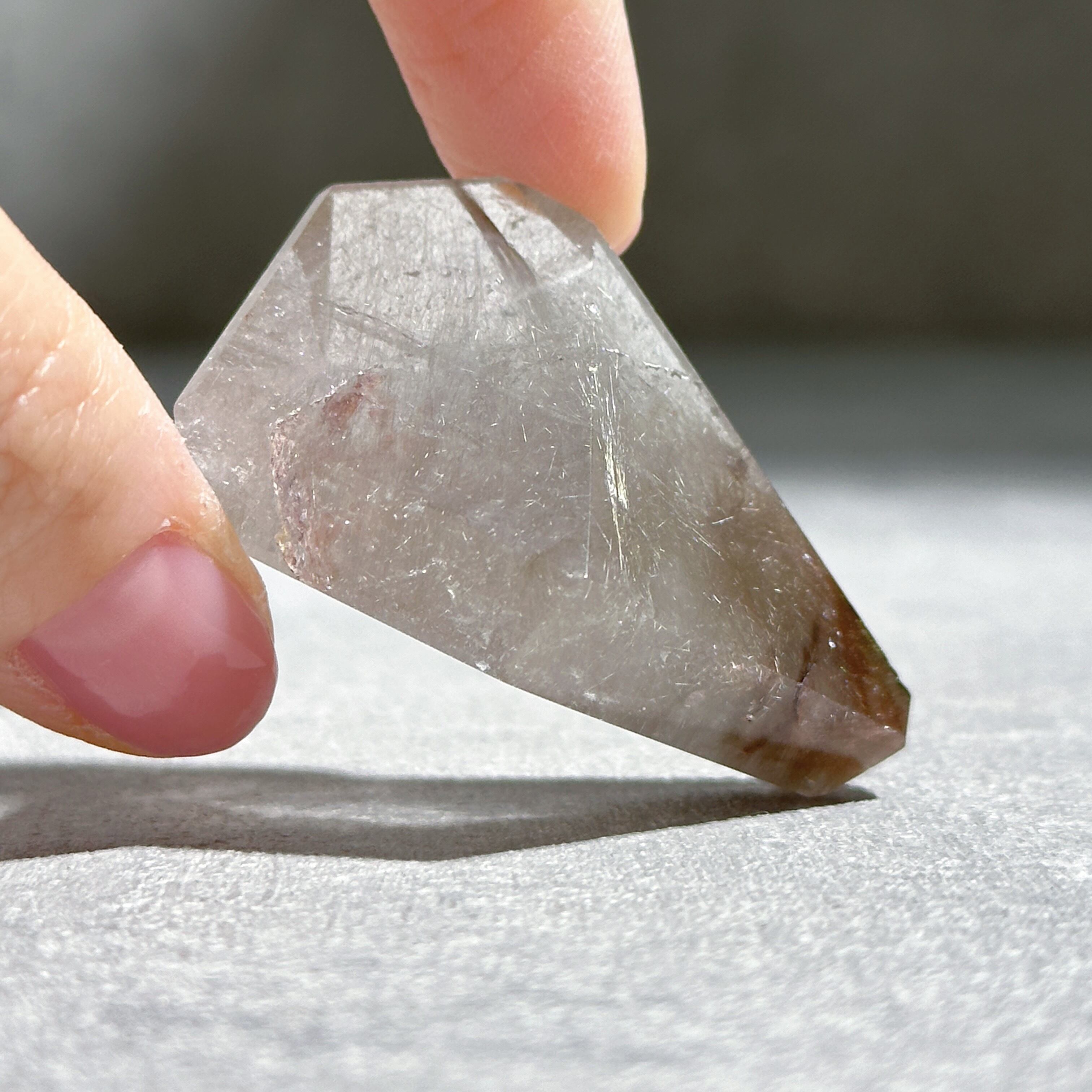 ルチルインクォーツ フリーフォーム32◇ Rutile in Quartz◇天然石