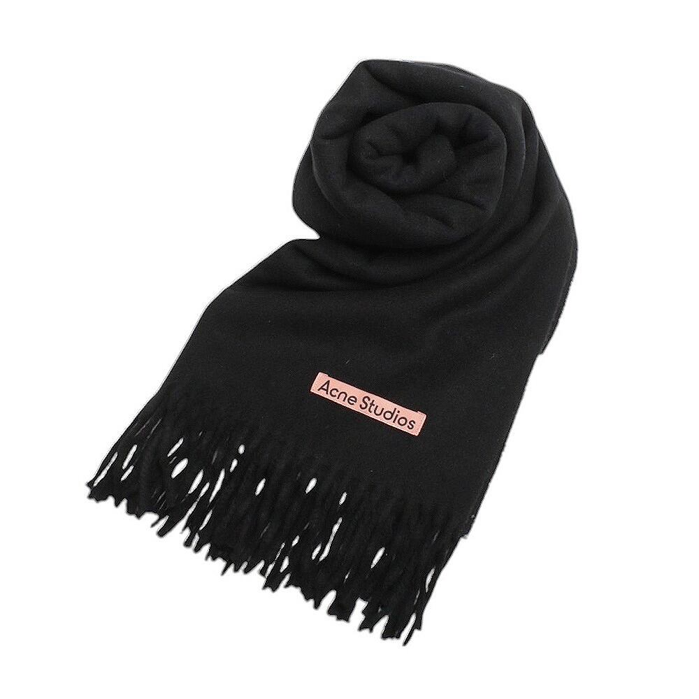 Acne Studios マフラー カシミヤ CA0156-900-BLACK アクネ ストゥディオズ Acne Studios マフラー CA0156-900-BLACK