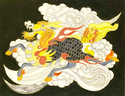 ◎あなたと作品のご縁繋ぎスペシャルSALE◎軽やかに人知れず使命を生きる麒麟