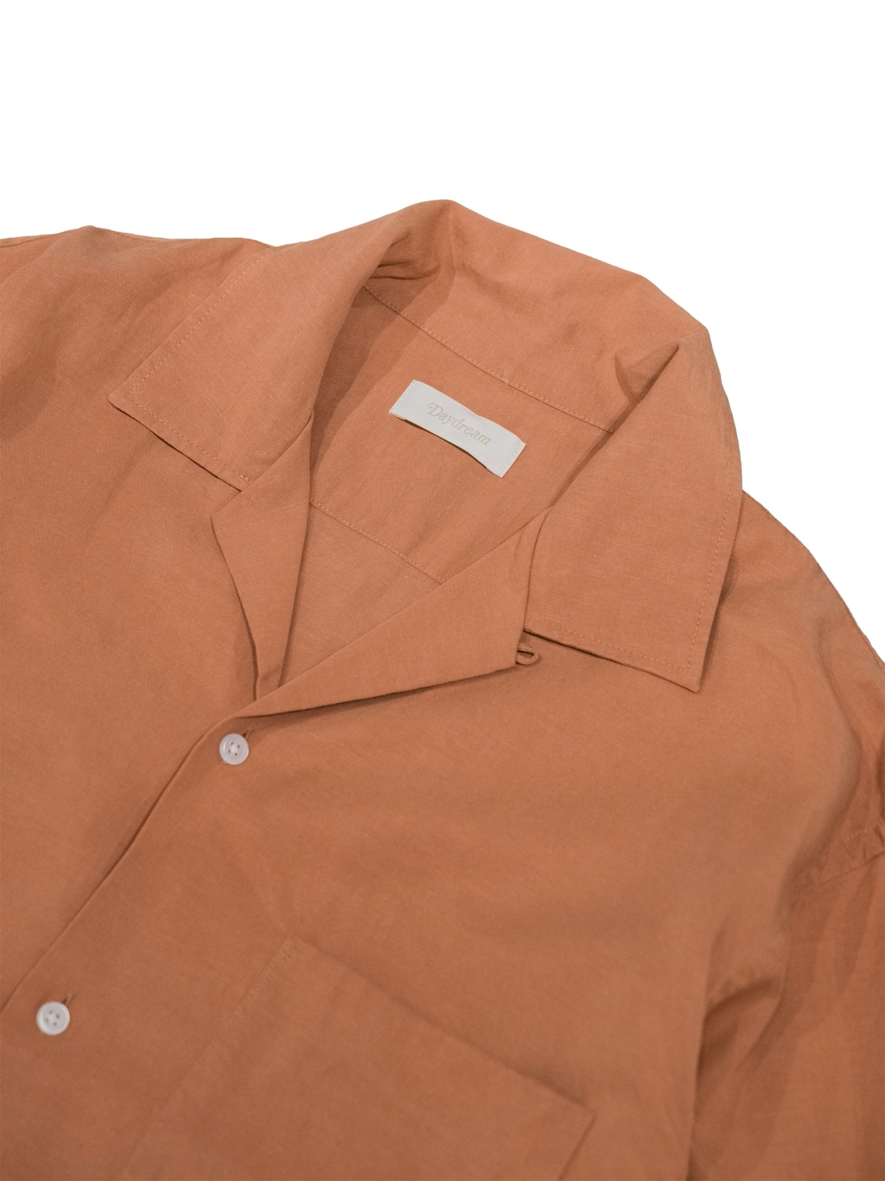 Washed Tencell Open Collar Shirts