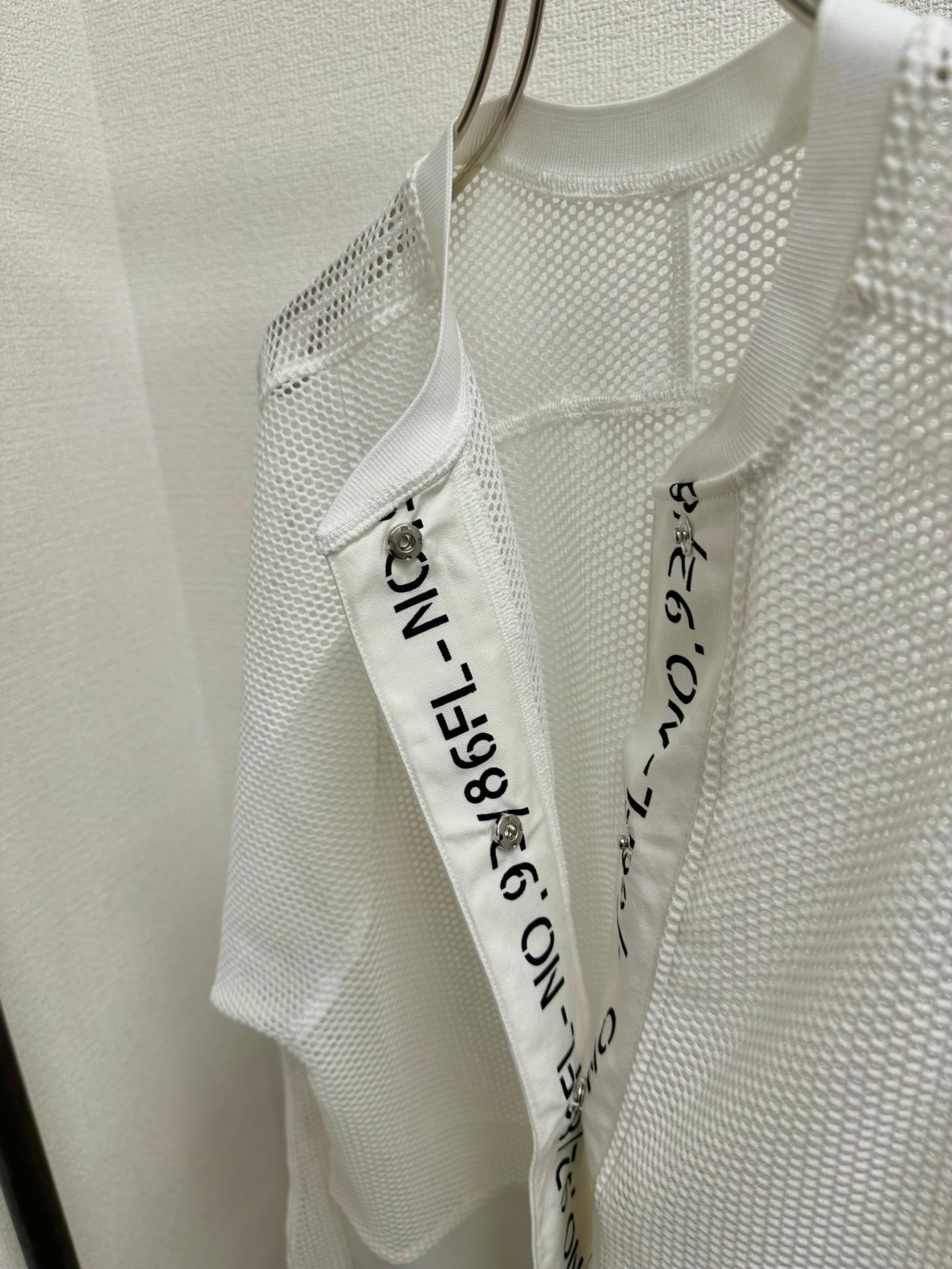 クールカレアン❤︎ホワイト フルジップメッシュジャケット ブルゾン新品未使用タグ付 サッカーメッシュ切替ブルゾン【通気対策】 (D5A03AY-17) | DUNLOP