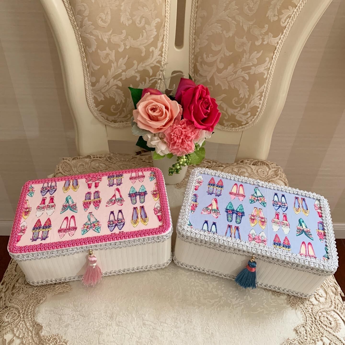 王妃の別邸　プチトリアノンのランチョンマット3枚とレッスンバッグ 王妃の別邸 プチトリアノンのランチョンマット3枚とレッスンバッグ