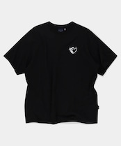 フレームハート Tシャツ-BLACK/Flame Heart T-Shirt_Black