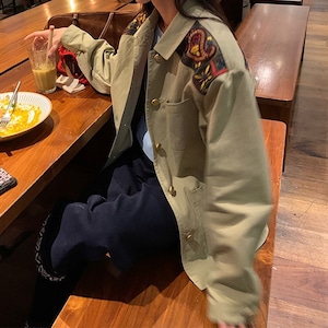 bohemian embroidery oversize jacket 2litr05712