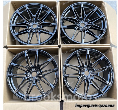 19インチ 20インチ NEW STYLE ブラック ホイール BMW M3 G80 4本セット -BRN-11160-2