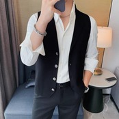 business casual vest tops 00241