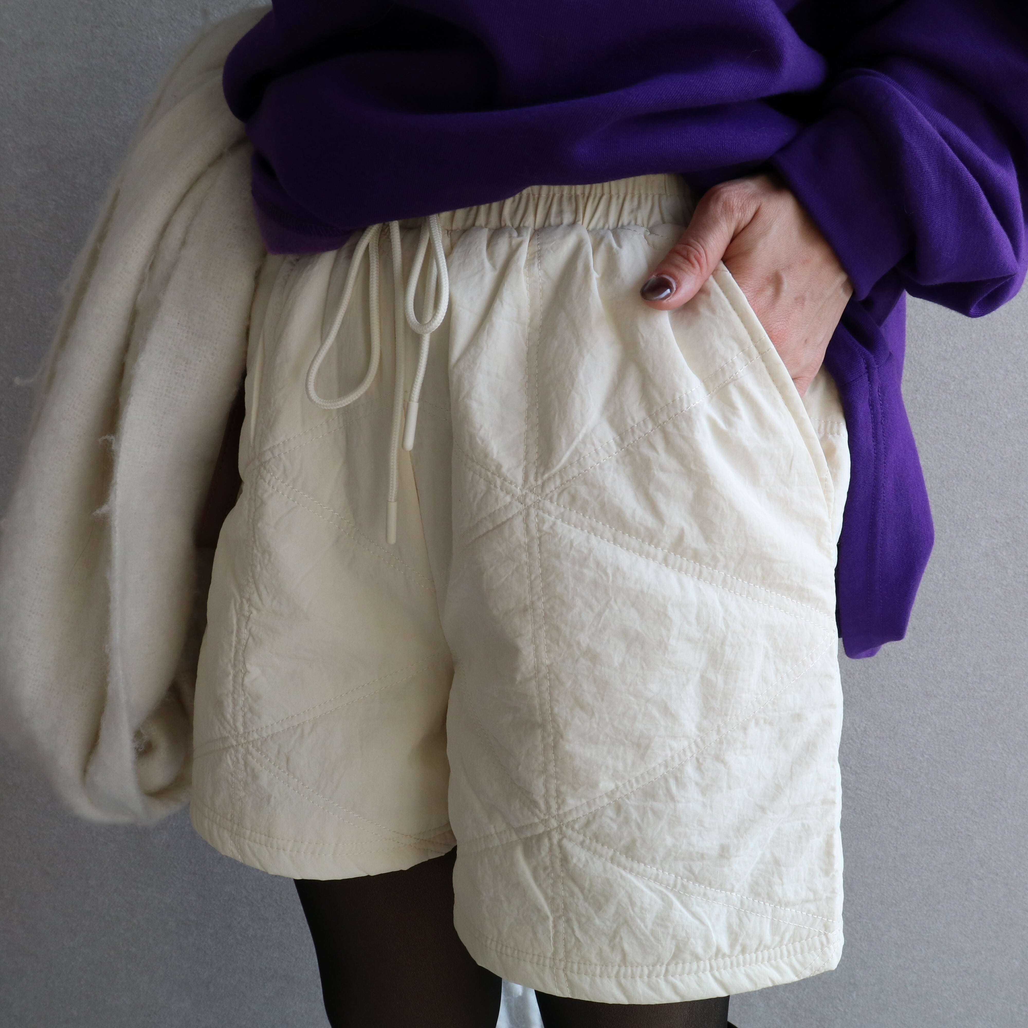 キルトショートパンツ【y2838-z】メール便送料無料/ネコポス発送10 | zena