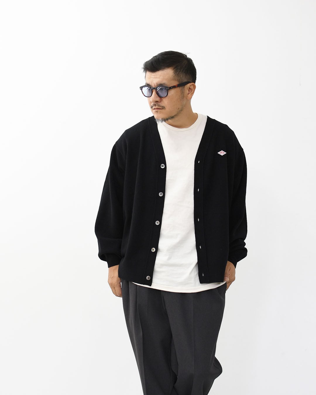 DANTON [ダントン] M V NECK CARDIGAN [DT-D0030LMW] Vネック