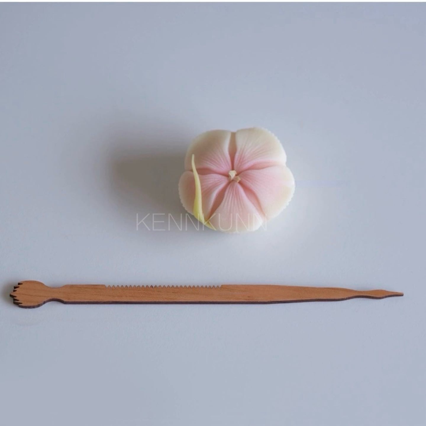 KUNNKENN 蓮の花木型 蓮の葉菓子木型 蓮華 練り切り 上生菓子木型