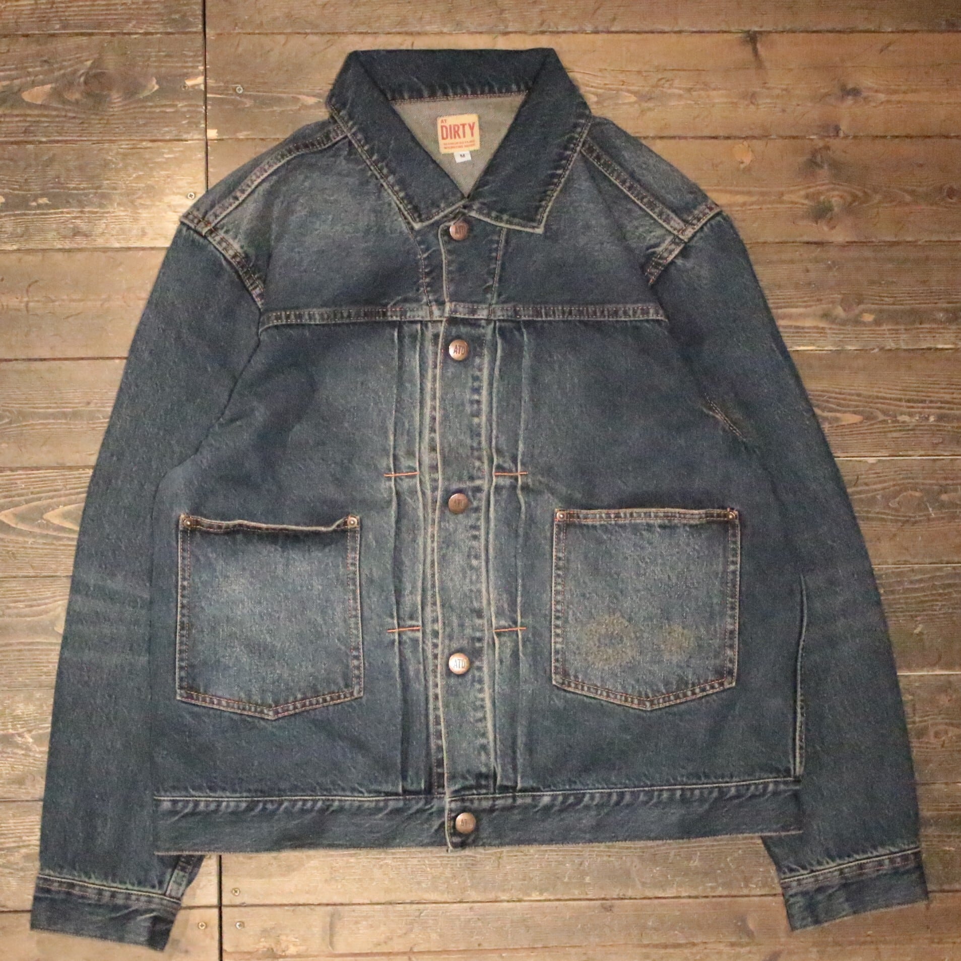 AT-DIRTY】UNION JACKET(VINTAGE) -INDIGO (アットダーティー) 正規