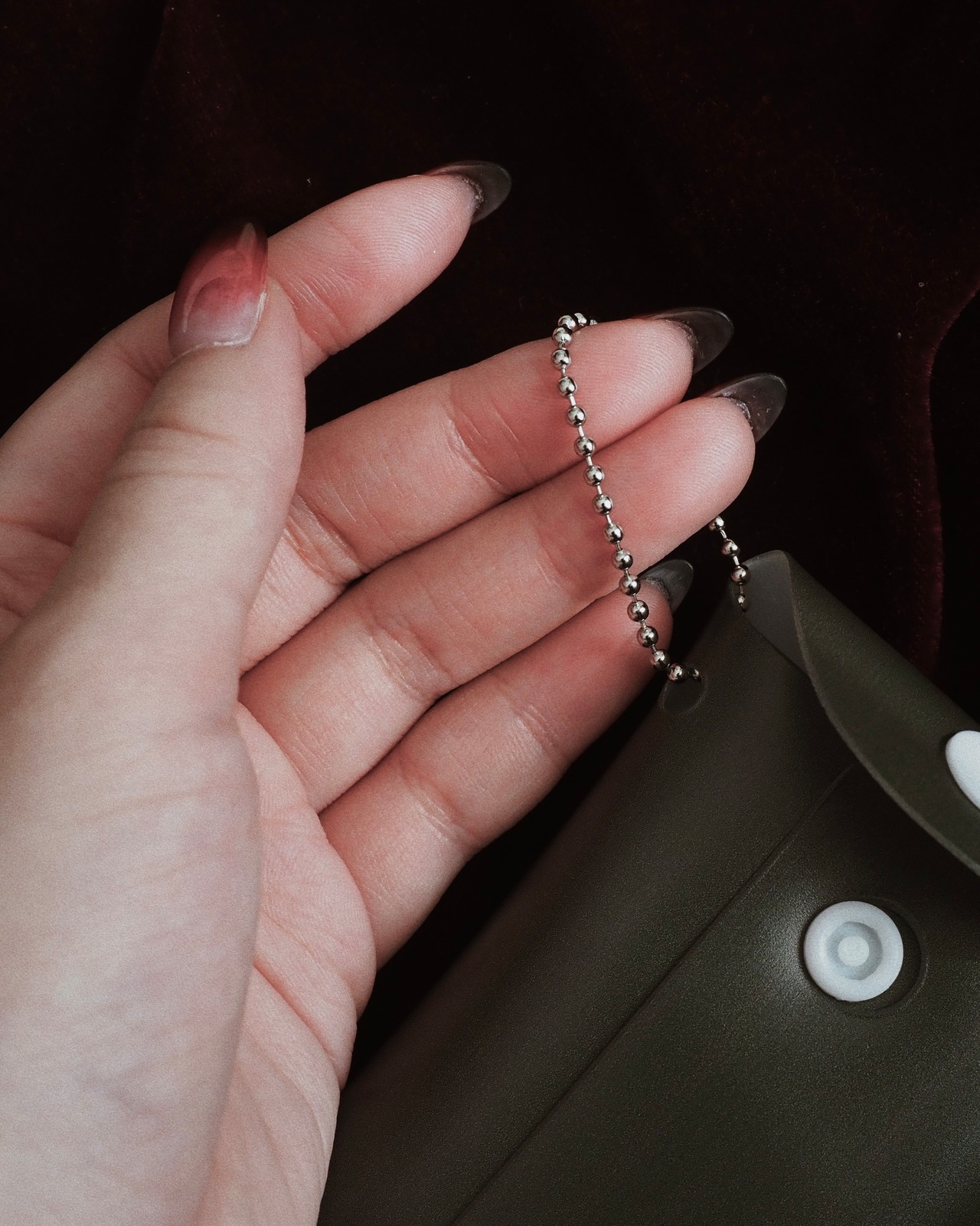 淑女なカラスのクリアポーチ