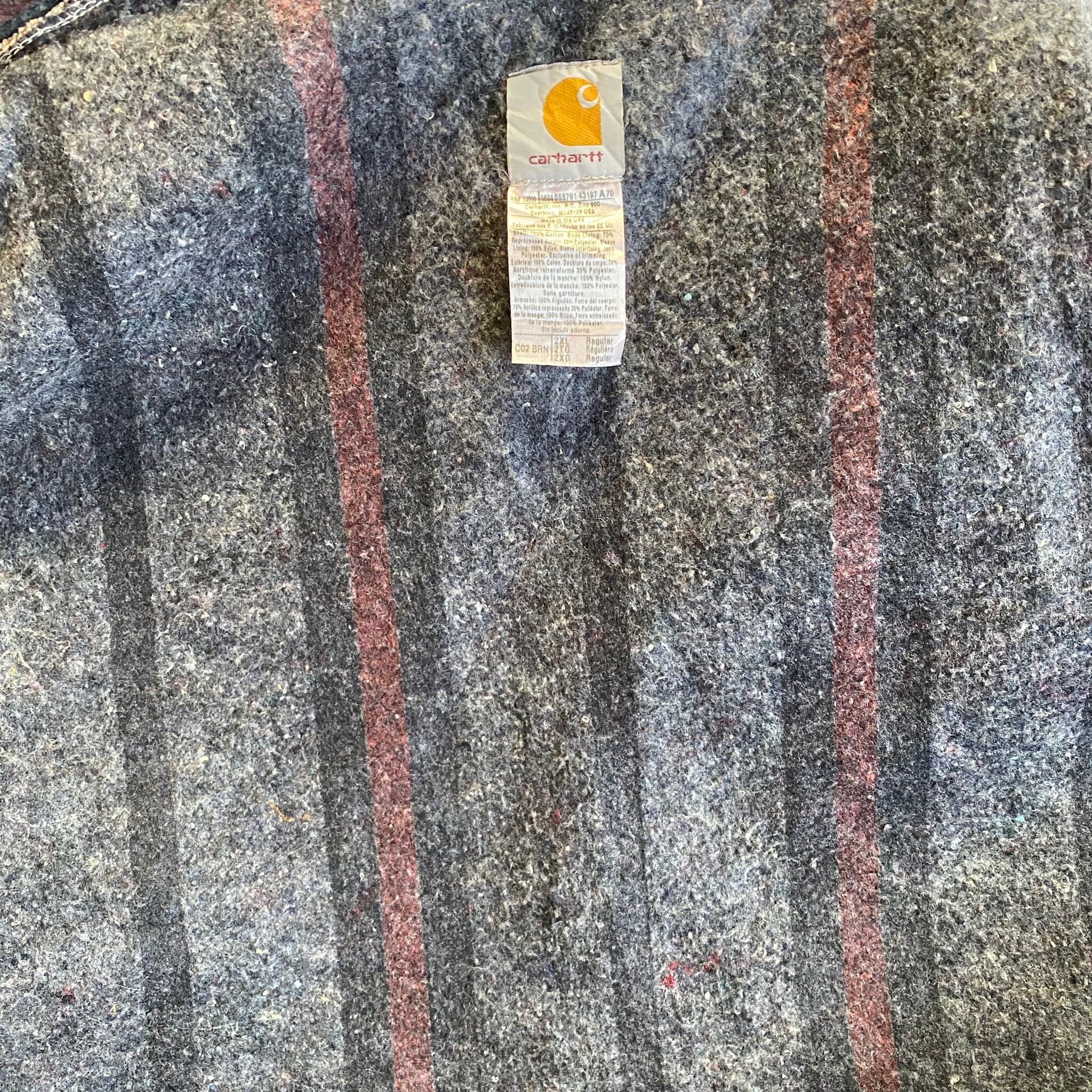 USA製 ビッグサイズ Carhartt カーハート ダック地 ブランケット