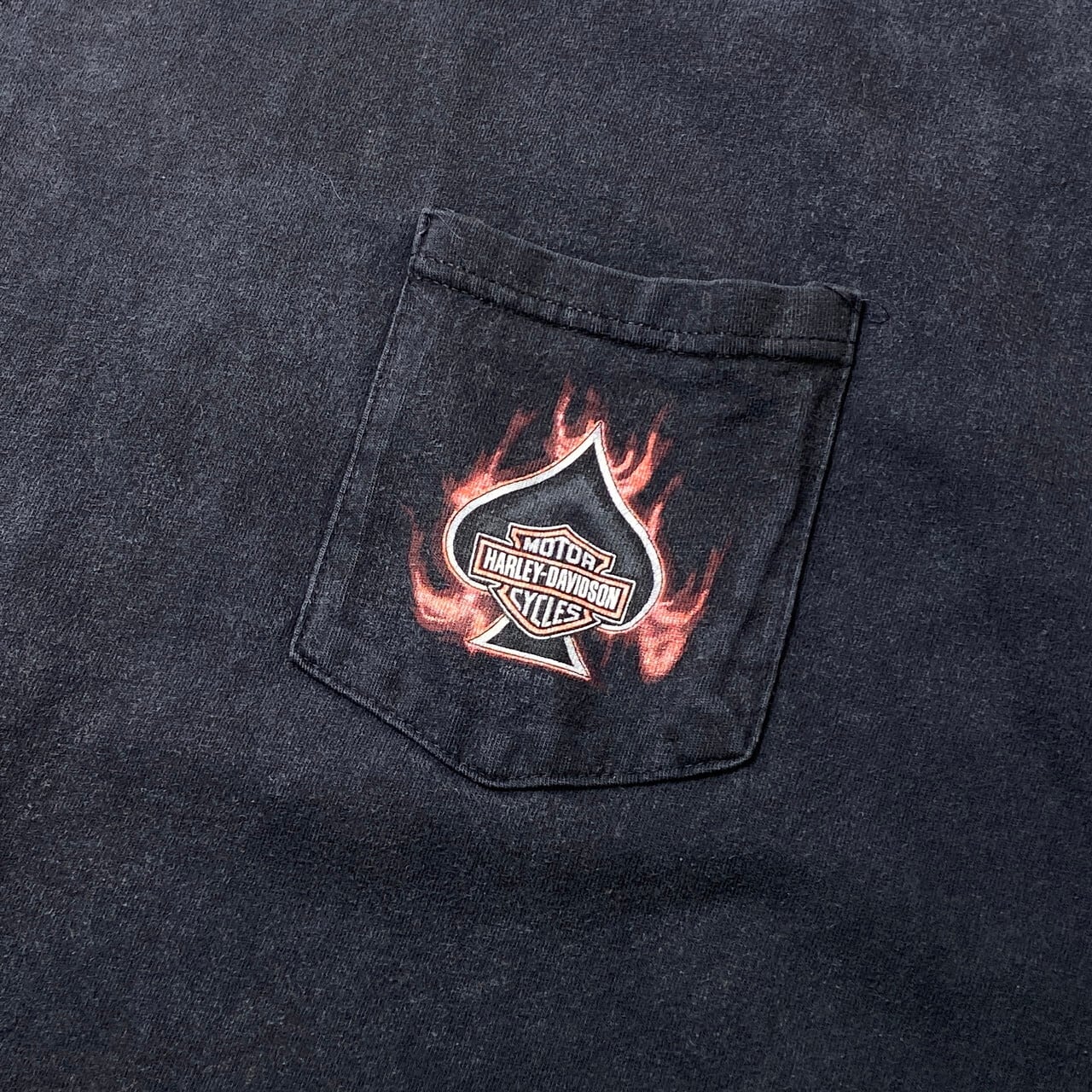 00年代 USA製 Harley-Davidson ハーレーダビッドソン 両面プリント