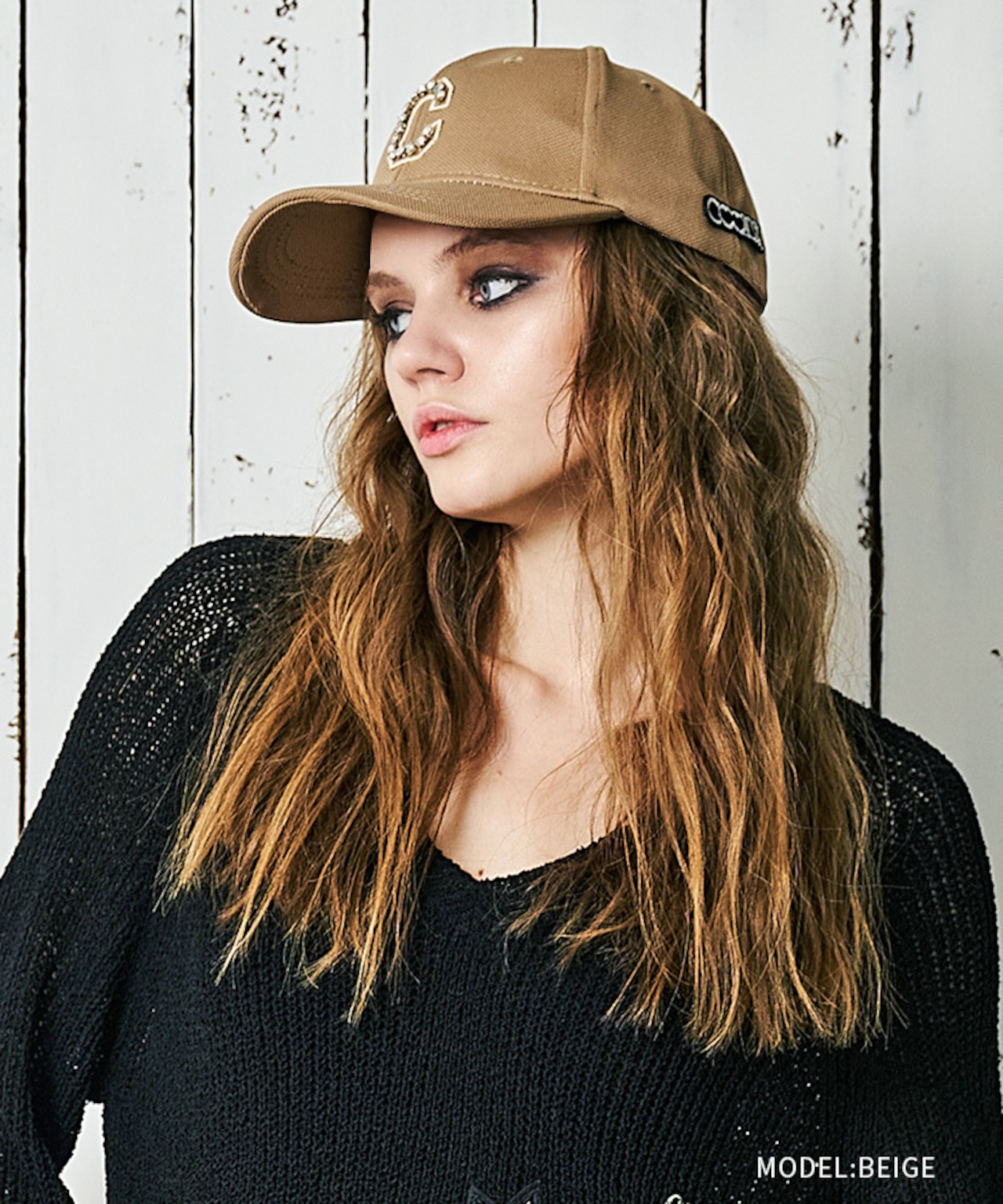 COOLA Emb ビジューCAP (BEIGE) CQ-47501