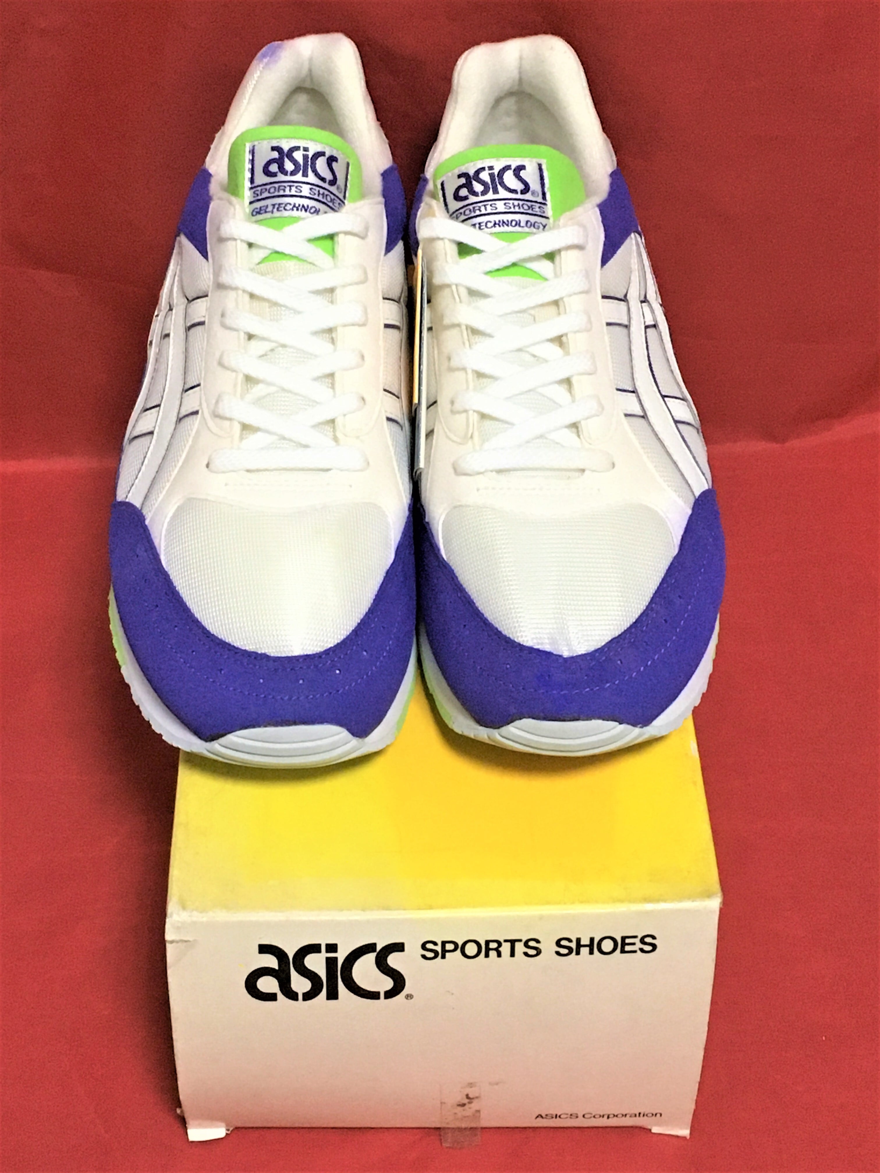 ASICS（アシックス）ゲットラーク α TJG604 0133 27.5cm 白/紫 2003
