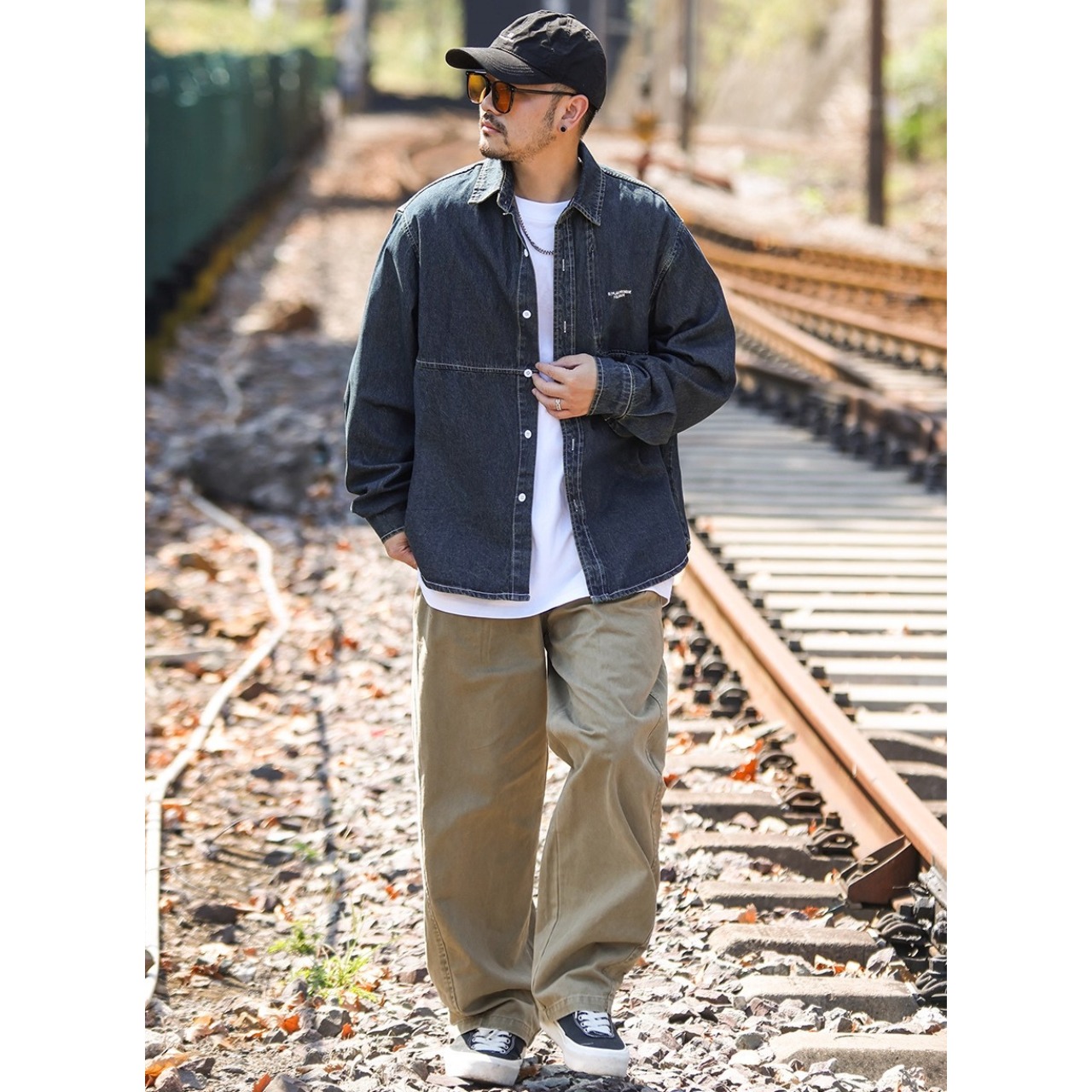 Wide straight work pants 1104 - 7