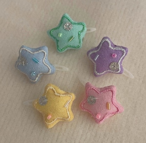 即納【hugmemore】Star Candy Hair Pin《5Color》