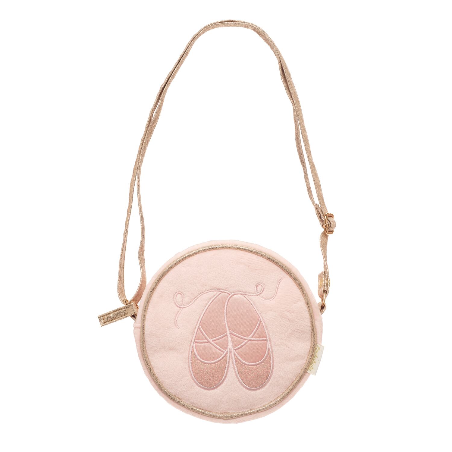 G2608P:Ballet Shoes Round Bag-PINK