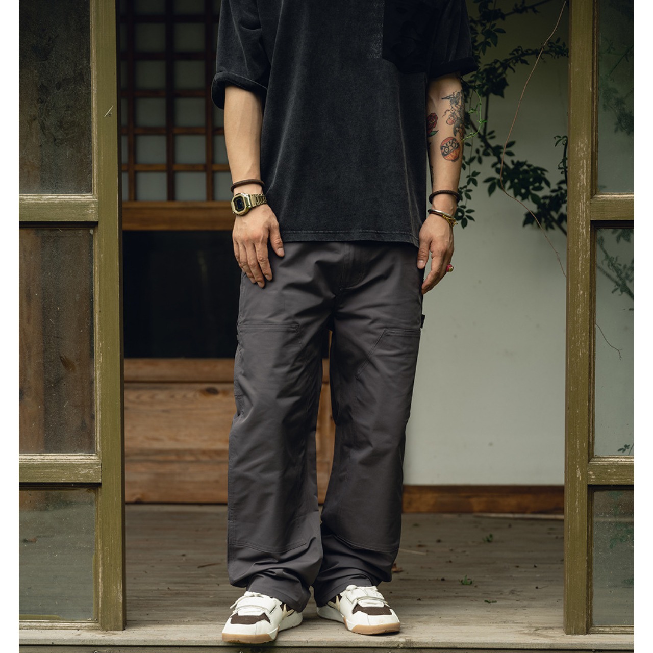 Wide leg pants 0807 - 8