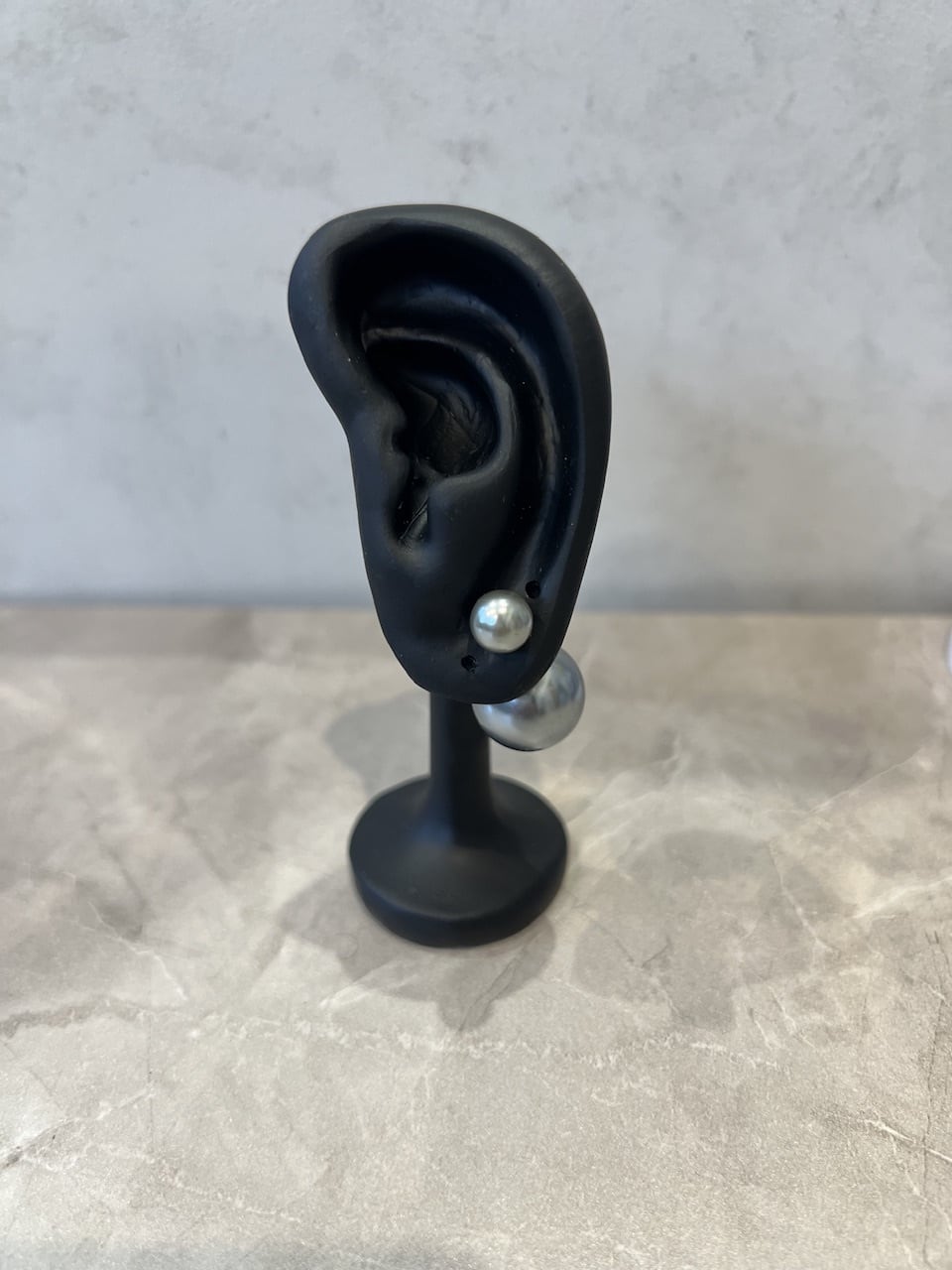 【SELECT】リバーシブルピアス 1ペア 16mm 8mm パールキャッチ S925ポスト