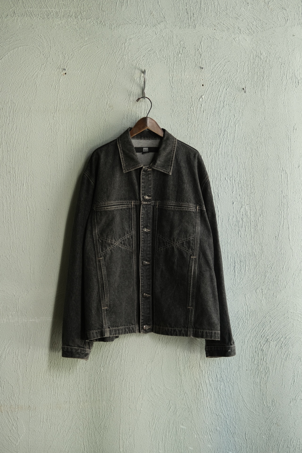 Utah/“MARITHE’ FRANCOIS GIRBAUD” Yarn-dyed denim jacket