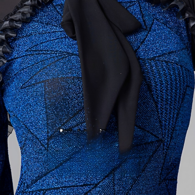 エレガントバルーンスリーブ ダンストップス 【レオタードタイプ】 ds0285