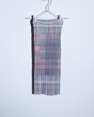 GIU GIU - NONNA TUBE SKIRT "KILTED MEMORY"