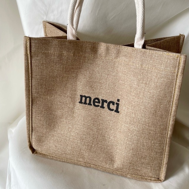 merci リネントートバッグ