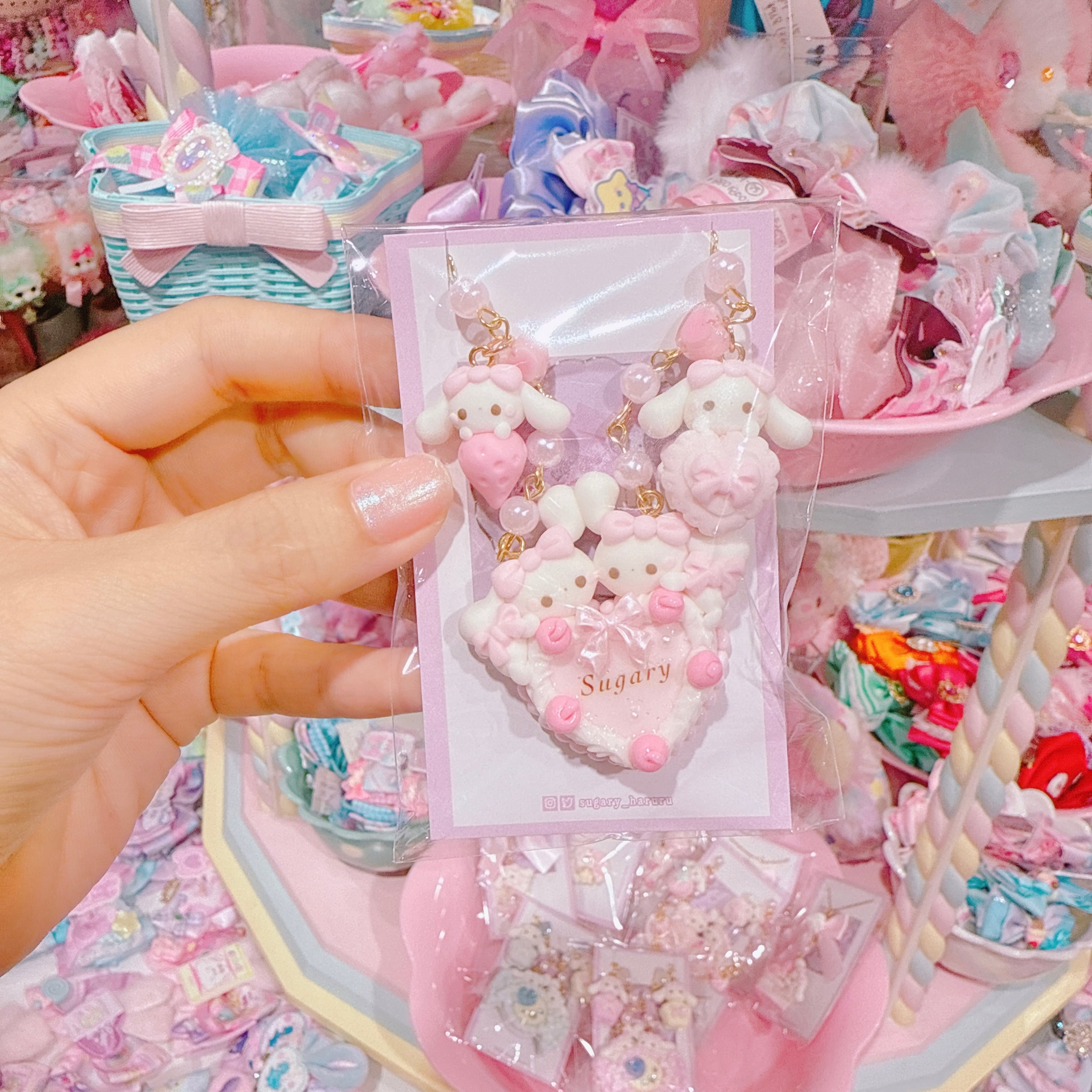 【C9】22-5チェリーケーキネックレス