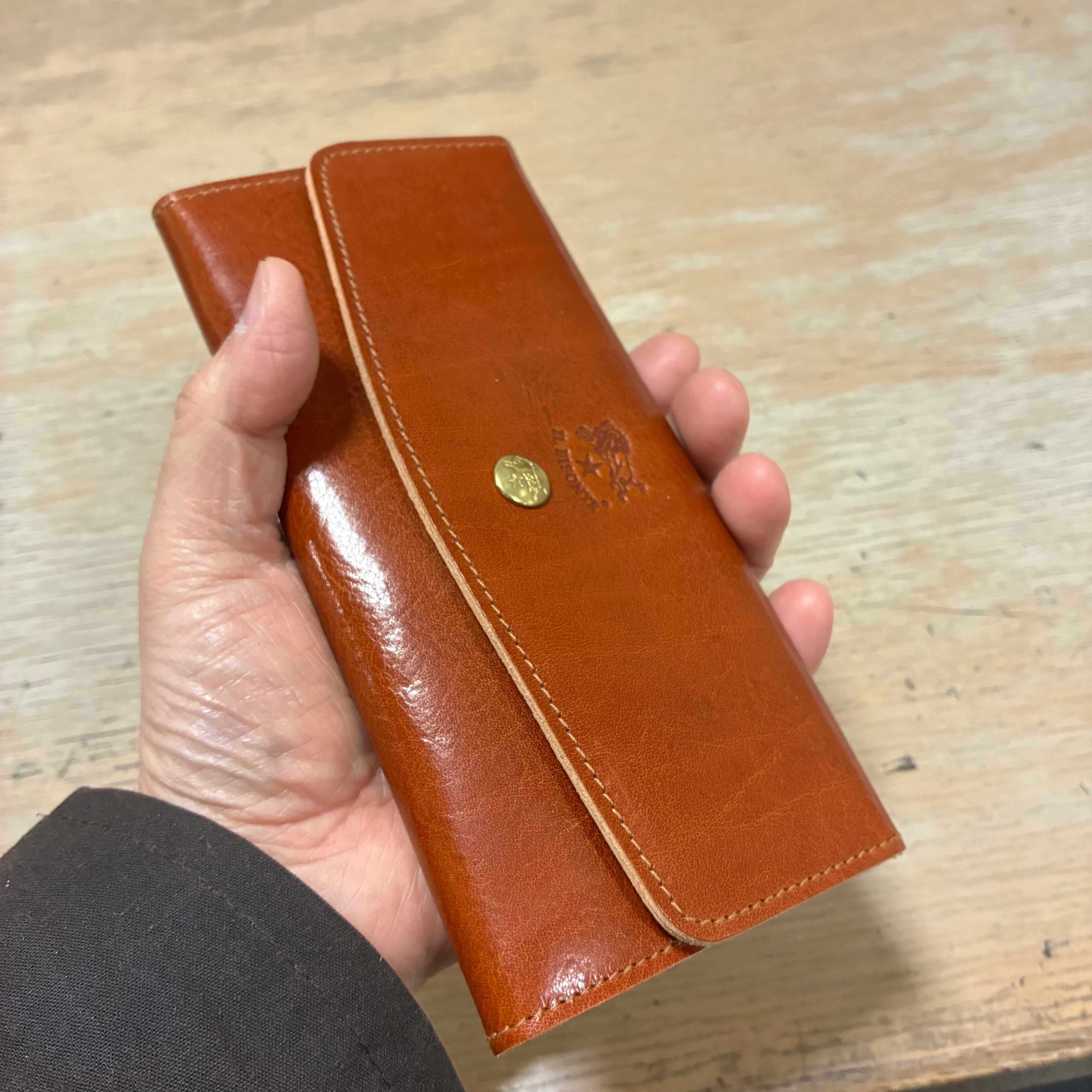 IL BISONTE イルビゾンテ ANTIQUE レザー 長財布【54252309840】 (COL