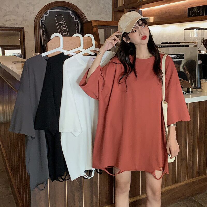 ホワイトTシャツ シャツ サマールーズトップス 夏物 萌量不足98422140084