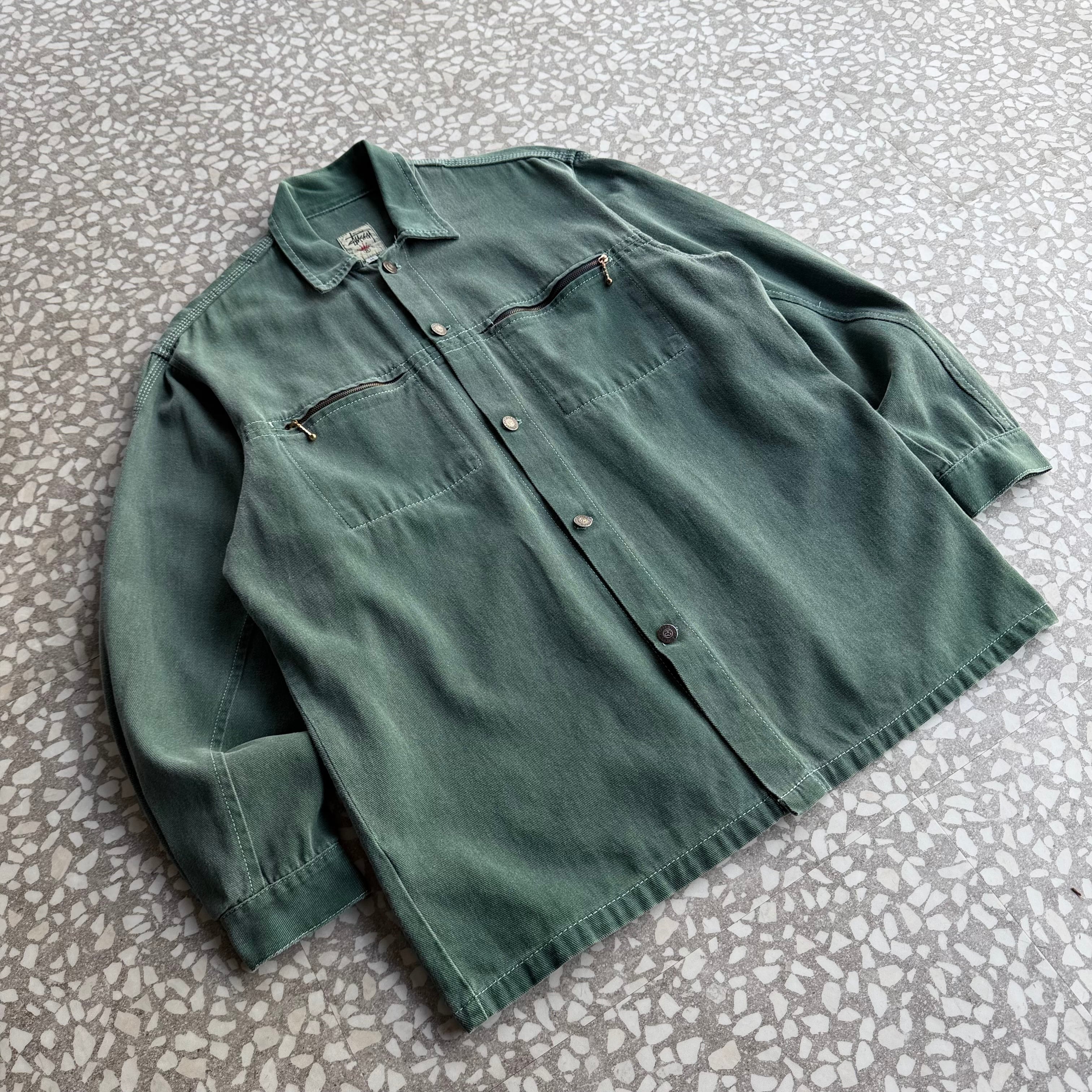 STUSSY / 90's KING SIZE coverall size M | 古着屋COBBLES (コーブレス)