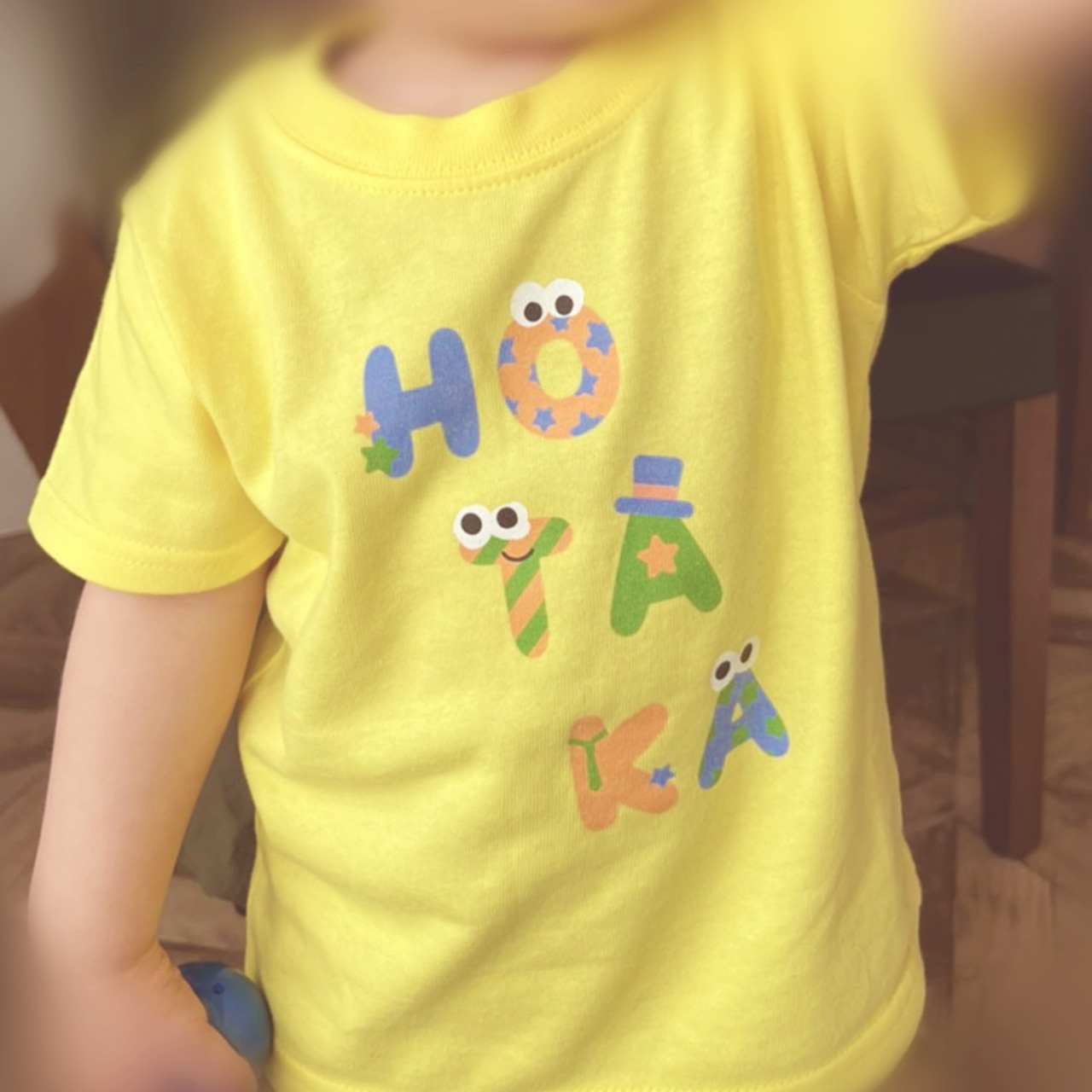 お名前Tシャツ - 芋虫