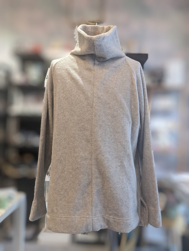 超美品 ルーズハイネック フリース     ライトグレー   SIZE L   CCP   LT-LB11