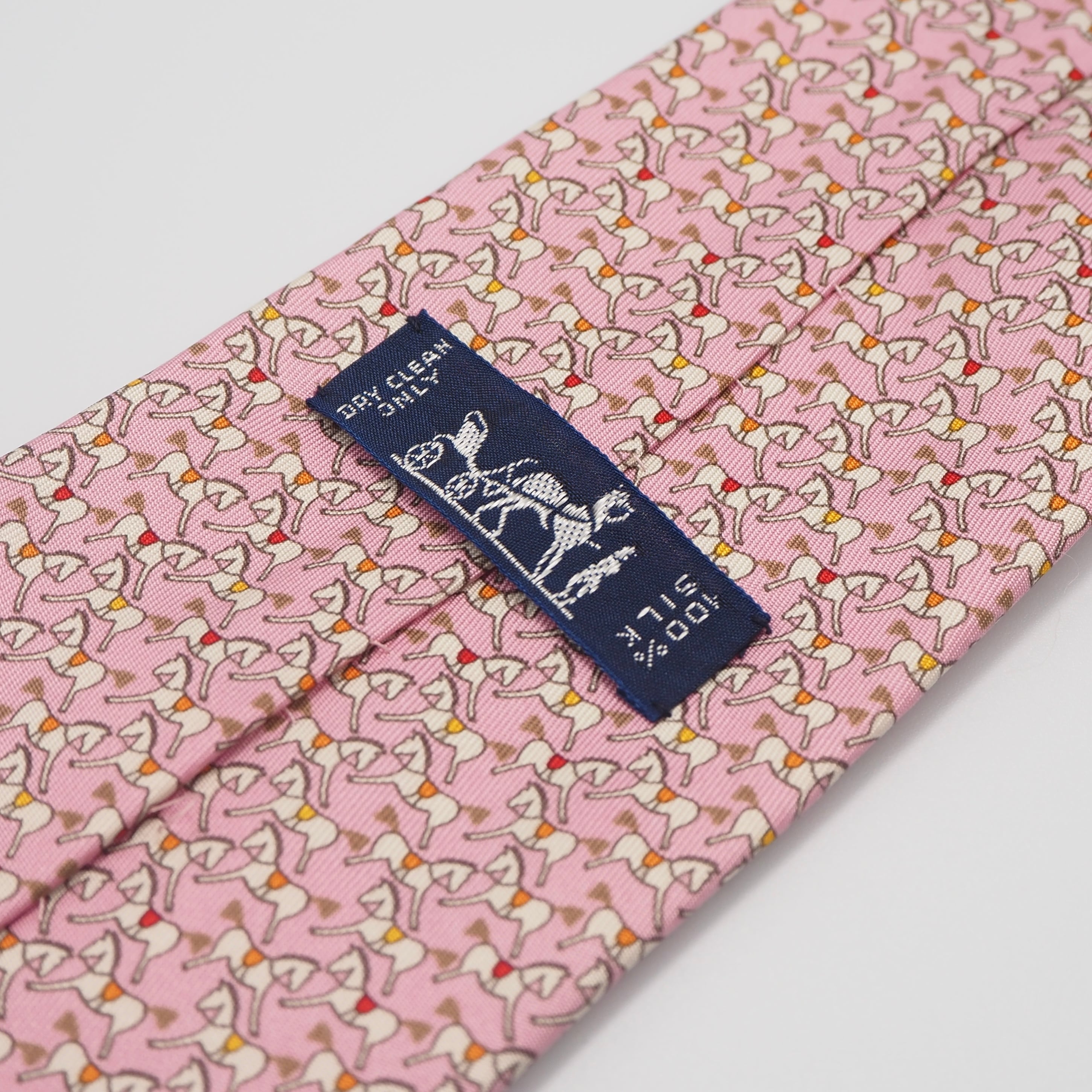HERMES ネクタイ 馬柄 シルク ピンク エルメス | 2122TOKYO HERMES ネクタイ 馬柄 シルク ピンク エルメス | 2122TOKYO