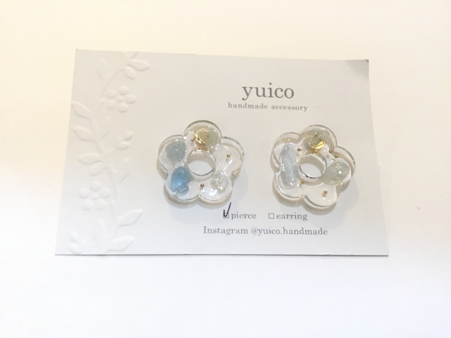 yuico 大きなお花のピアス