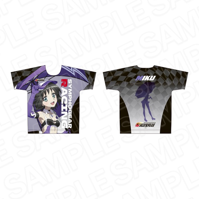 戦姫絶唱シンフォギアXV フルグラフィックTシャツ 小日向 未来 SYMPHOGEAR RACING ver.