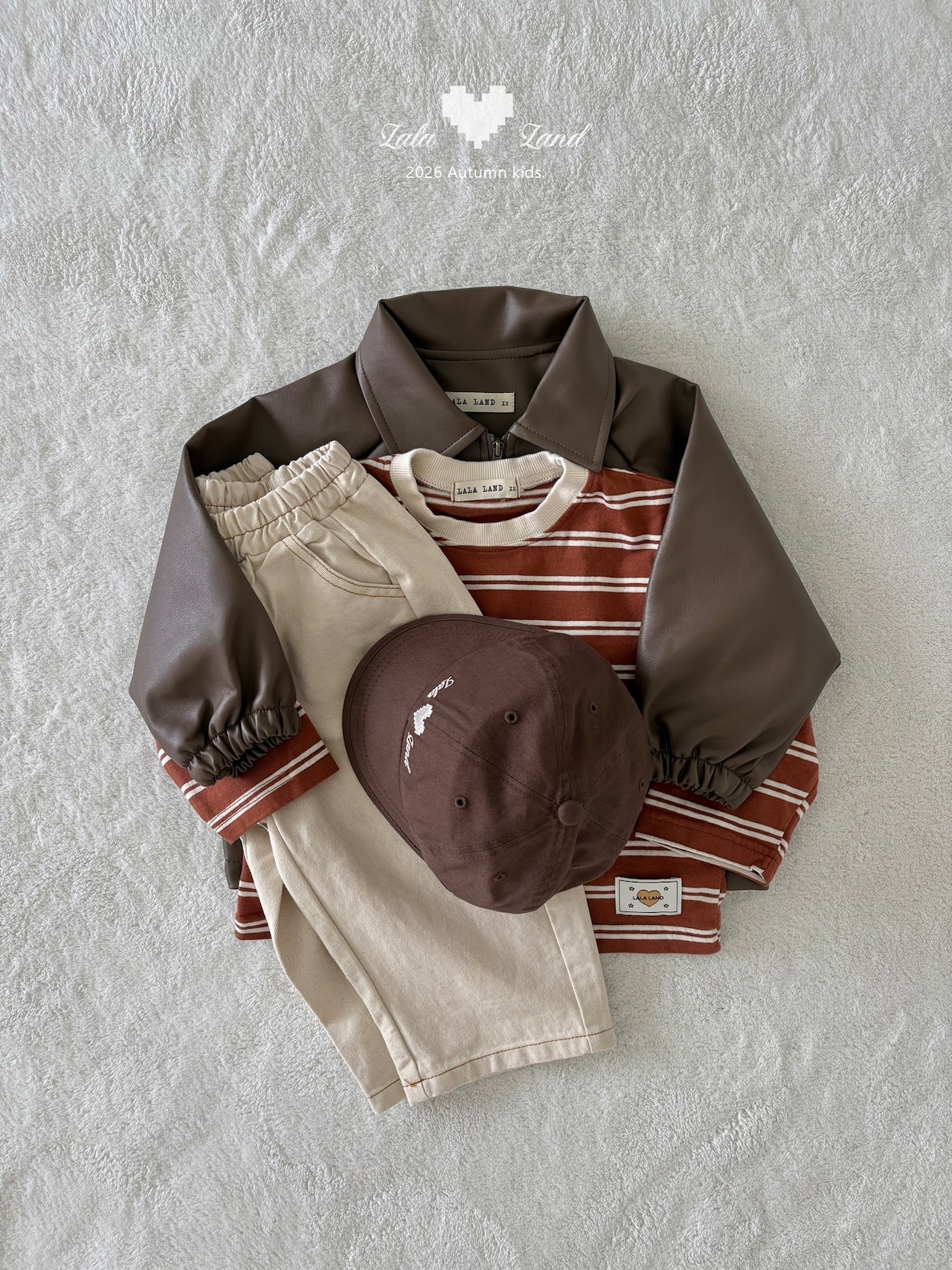 韓国子供服 / LALALAND / 26Autumn / セイントTシャツ / 秋服 / キッズ *XS~XL*