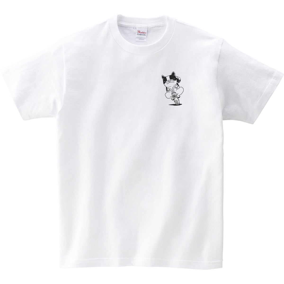 ちょいワル バイク乗りフレブル Tシャツ dog42 不良 単車 バイク好き