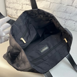 CHANEL シャネル ココマーク ニュートラベルトートMM キャンバス トートバッグ ブラック A-9506