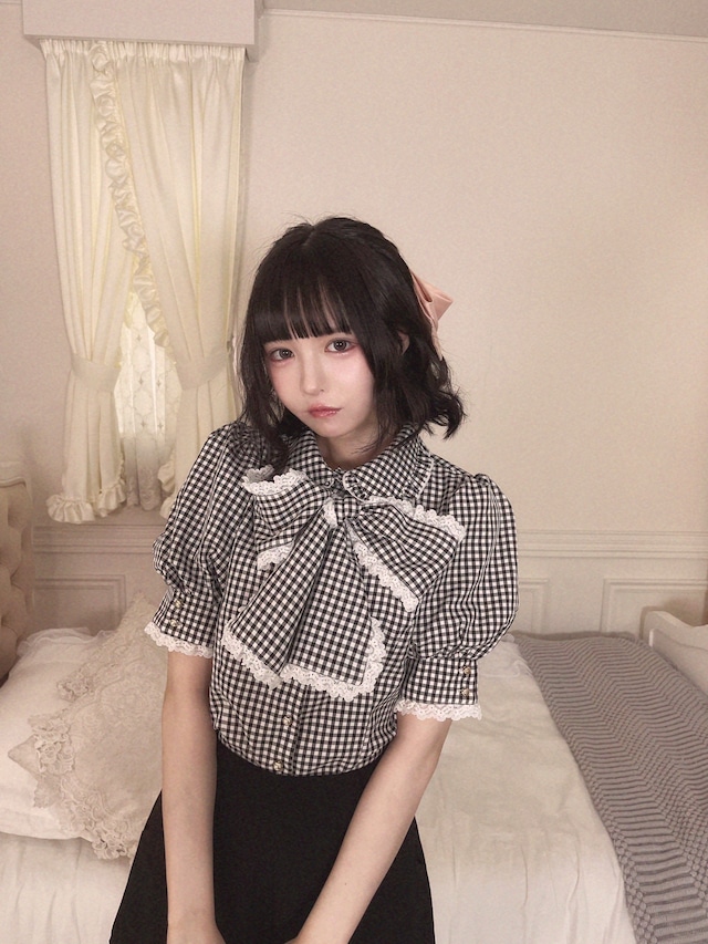 【CHOICE COLOR PROJECT】waffle cake blouse
