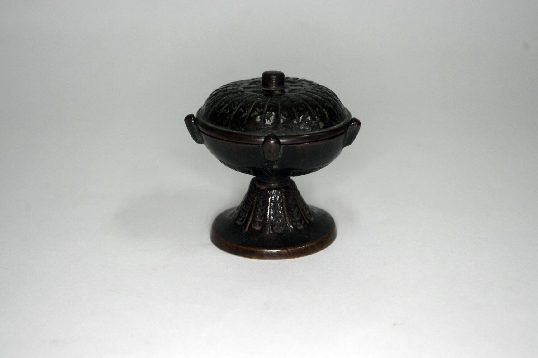 茶道具 下間庄兵衛造 銅製 御飾 火箸 共箱 C 6199 茶道具 下間庄兵衛造