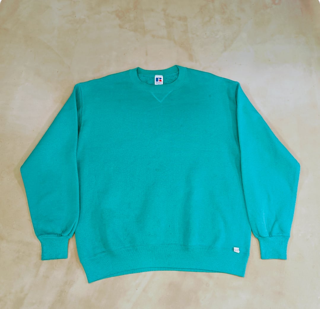 90s russell solid sweat shirt 小岩店