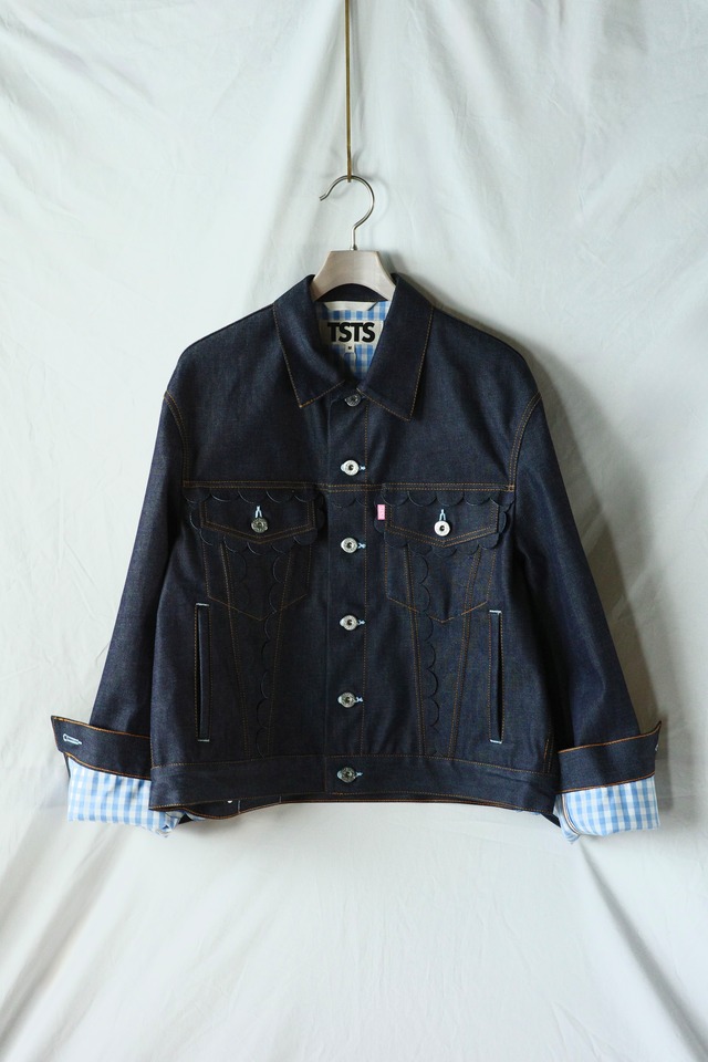 TSTS【SPEECH BUBBLES DENIM JACKET -INDIGO BLUE-】