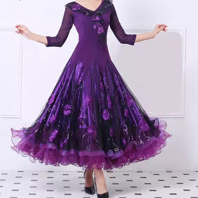 フラワーモチーフ・スタンダードドレス　  ds1262