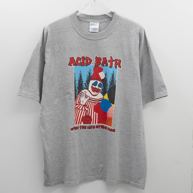 Acid Bath " When The Kite String Pops Gray " M&O XL【A8-406】