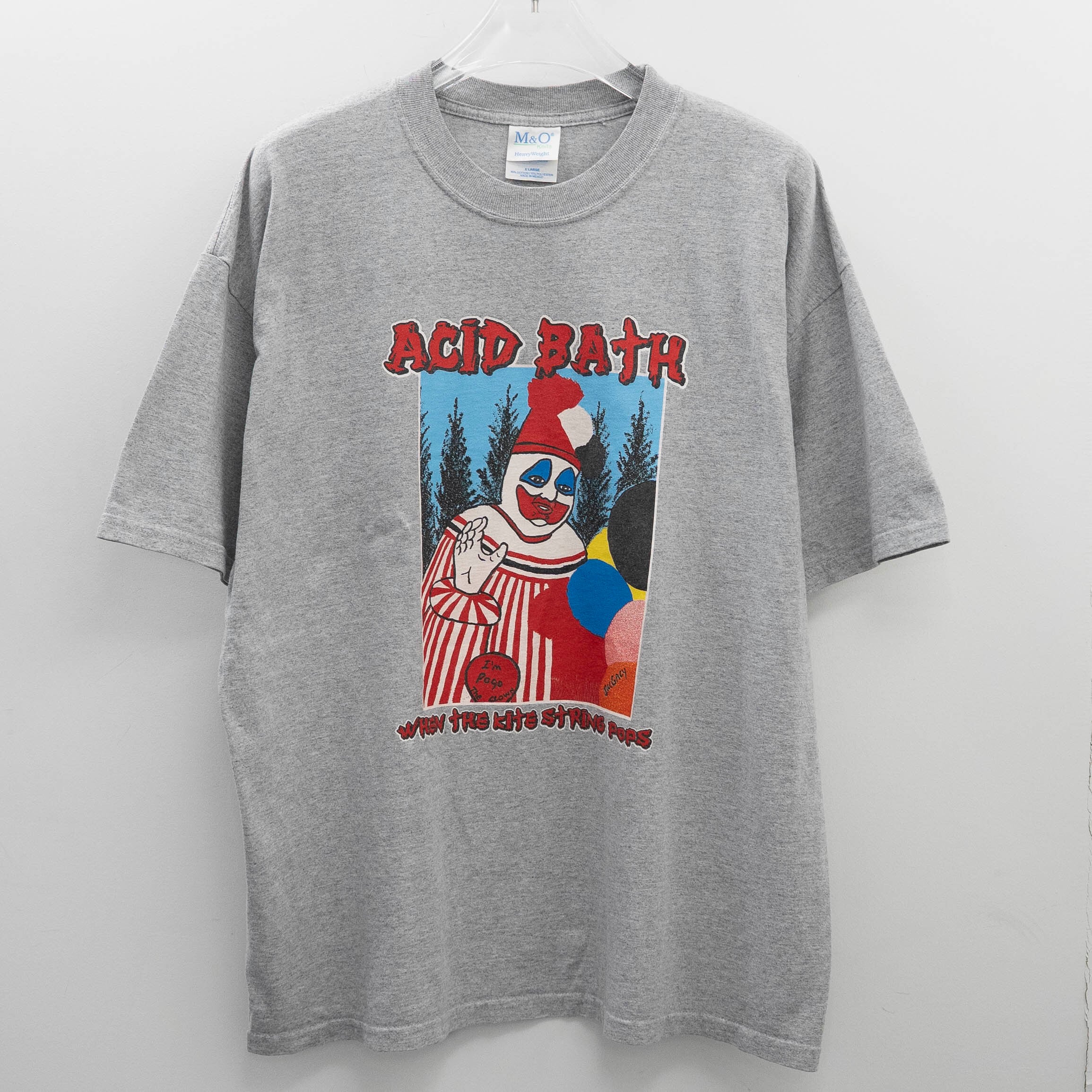 Acid Bath " When The Kite String Pops Gray " M&O XL【A8-406】
